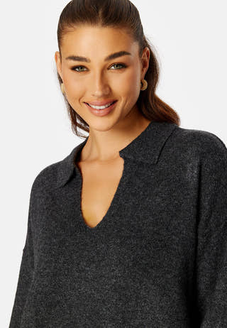 Noola LS Oversized Polo Knit