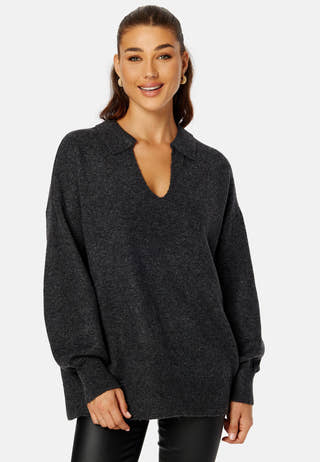 Noola LS Oversized Polo Knit