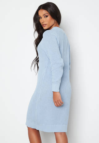 Olivia LS O-Neck Knit Dress