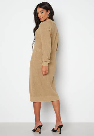 Olivia LS O-Neck Knit Dress