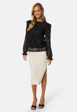 Olline LS Lace Top