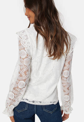 Olline LS Lace Top