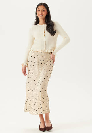 Onlibi Ls O-neck Frill Cardi