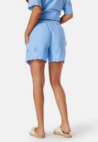 Pcalmina Embroidery Shorts