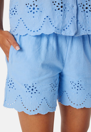 Pcalmina Embroidery Shorts