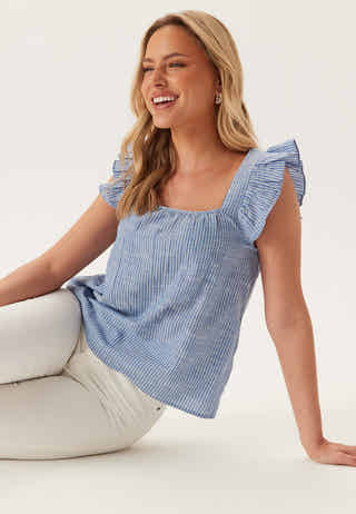 Pcapia Sl Square Neck Top