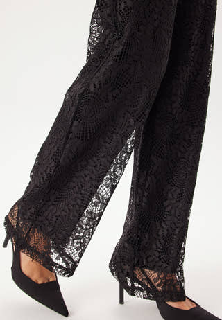 Pcbosulla Hw Lace Wide Pant