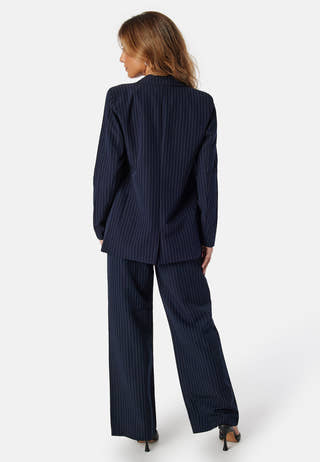 Pcbozzy Ls Loose Striped Blazer