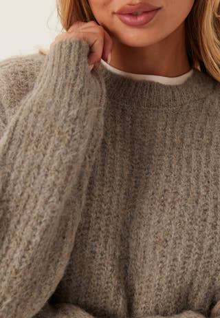 Pccleo Ls O-neck Chunky Knit