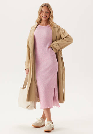 Pcflora Ls Midi Dress