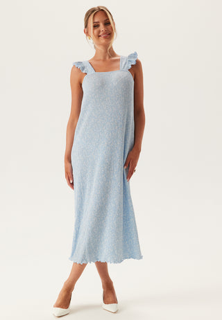 Pcflora Strap Flounce Dress