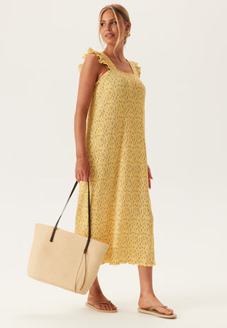 Pcflora Strap Flounce Dress