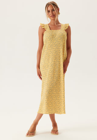 Pcflora Strap Flounce Dress