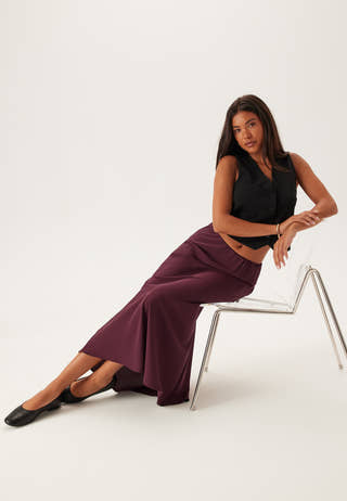 Pcfranan HW Midi Skirt