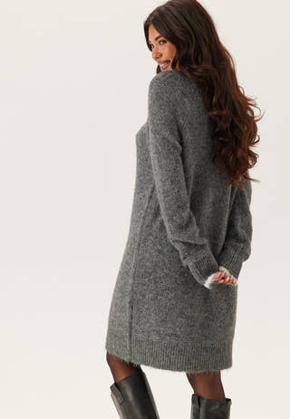 Pcivy Ls Contrast Knit Dress