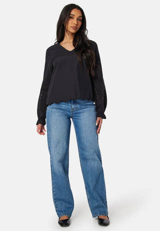 Pcjabby LS V-Neck top