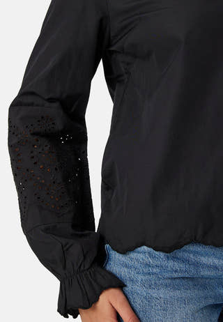 Pcjabby LS V-Neck top