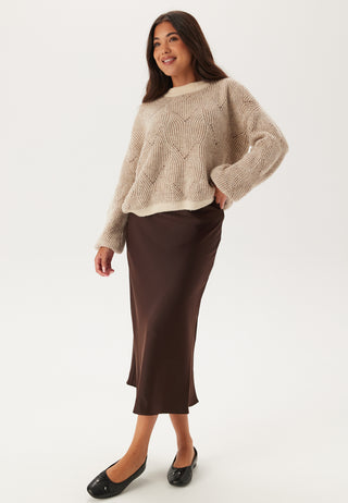 Pcjenna LS O-neck knit