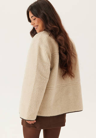 Pcjulie Reversible Teddy Coat