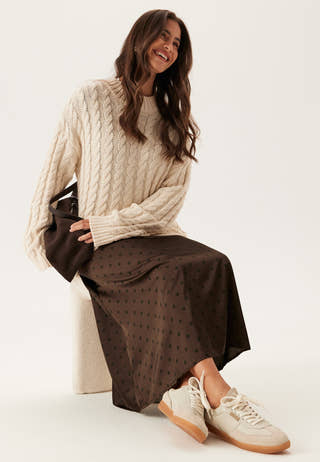 Pcjytta Hw Ankle Satin Skirt