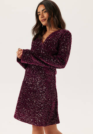 Pckam Ls V-neck New Dress Jrs