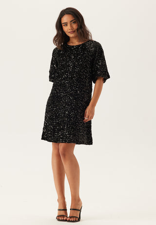 Pckam Ss Puff Sleeves Dress