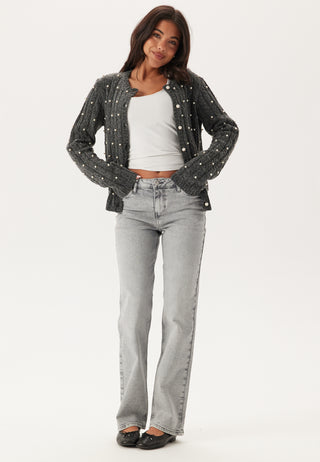 Pckelly Mw Straight Jeans Lg