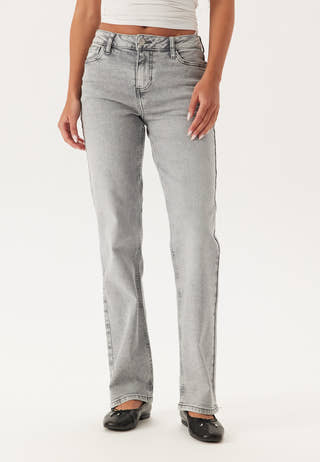 Pckelly Mw Straight Jeans Lg