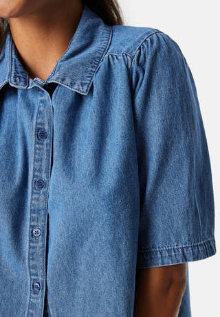 Pcmag SS Denim Shirt