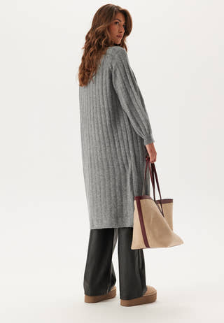 Pcmaggy Ls Long Knit Cardigan