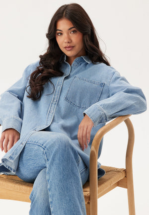 Pcmaisie Ls Denim Shirt
