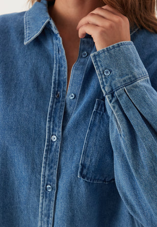 Pcmaisie Ls Denim Shirt