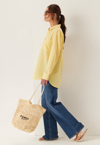 Pcmelia Ls Loose Shirt