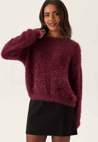 Pcmie Ls O-neck Knit