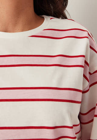 Pcmila Ls Loose Tee Jrs