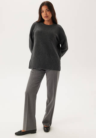 Pcnancy Ls Loose O-neck Knit