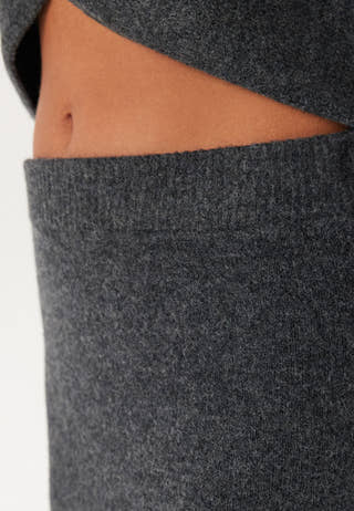 Pcnanu Hw Long Knit Skirt Bc