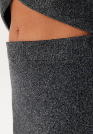 Pcnanu Hw Long Knit Skirt Bc