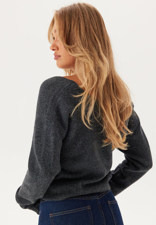 Pcnanu Ls Rev Drape Knit Bc