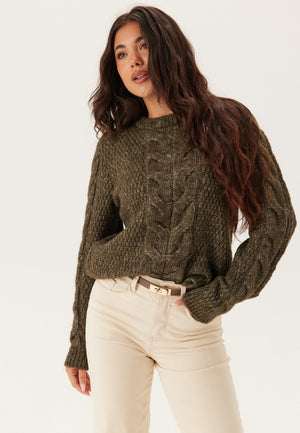 Pcnina Ls O-neck Knit