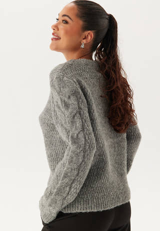 Pcnina Ls O-neck Knit