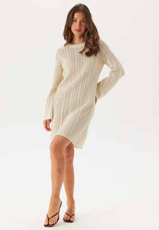 Pcnuka Ls O-neck Knit Dress