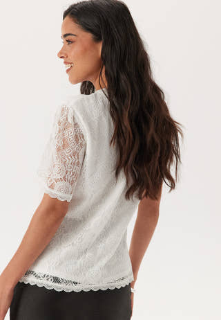 Pcolline Ss Lace Top