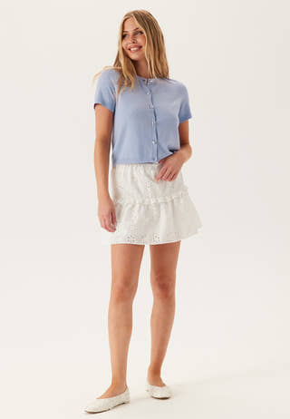 Pcorina Ss O-neck Knit Cardigan