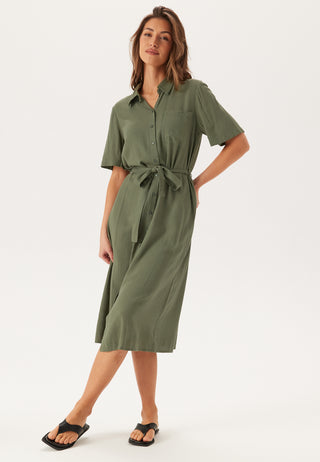 Pcpia 2/4 MIDI SHIRT DRESS