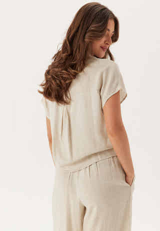 Pcpia Ss Tie Shirt Wvn Noos