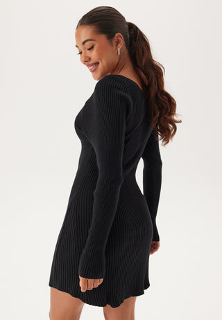 Pcprista Ls V-neck Knit Dress