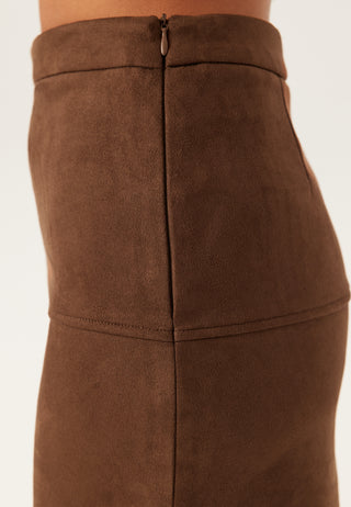 Pcrakel Brushed Hw Mini Skirt