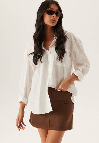 Pcrakel Brushed Hw Mini Skirt