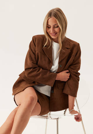 Pcrakel Brushed Outerwear Blazer